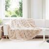 vidaXL Kunstfell Kaninchenfell Decke 4 pcs Beige 220 x 240 cm