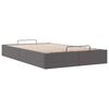 vidaXL Ottoman-Bett ohne Matratze Grau 120x200 cm Kunstleder