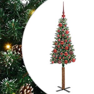 vidaXL Schlanker Weihnachtsbaum Gr&uuml;n 150 cm