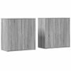 vidaXL Sideboards 2 Stk. Grau Sonoma 79x38x80 cm Holzwerkstoff