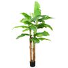 vidaXL K&uuml;nstlicher Bananenbaum mit Topf 300 cm Gr&uuml;n