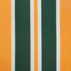 vidaXL Markisenstoff mit Gr&uuml;n und Gelb 450 x 350 cm Polyester