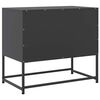 vidaXL TV-Schrank Schwarz 68,5x39x60,5 cm Stahl
