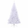 vidaXL K&uuml;nstlicher Weihnachtsbaum Wei&szlig; 180 cm PVC und Stahl