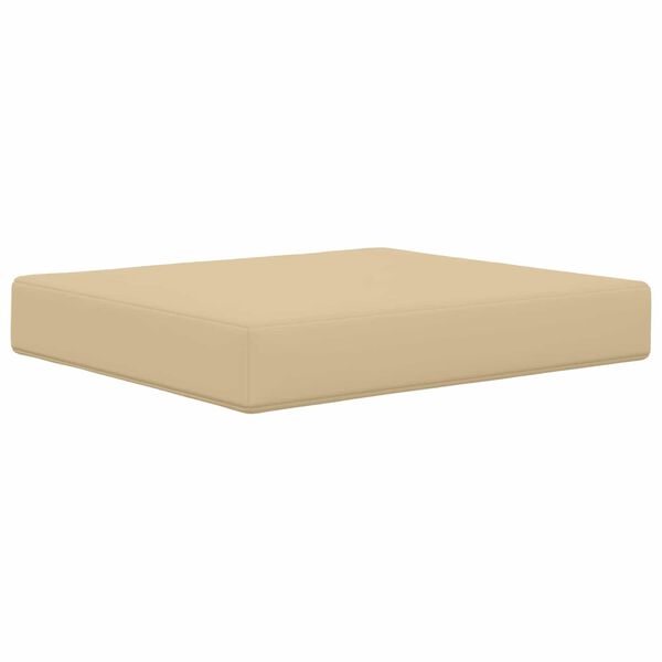 vidaXL Sofakissen f&uuml;r drau&szlig;en 2 pcs Beige Polyester