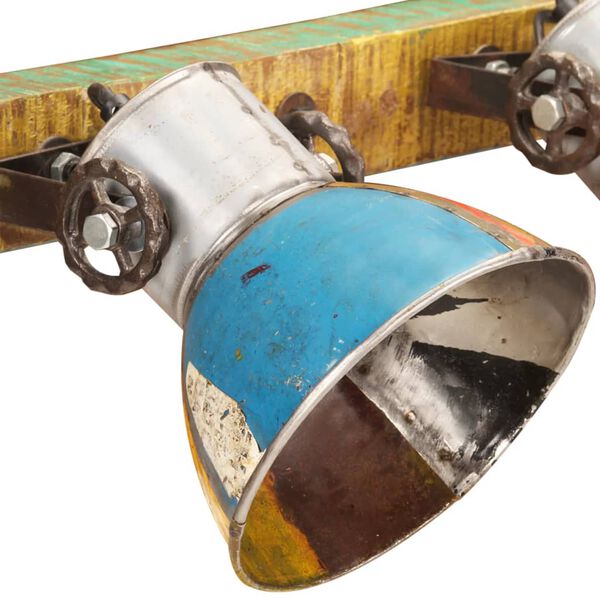 vidaXL Wandleuchte Industrie-Stil Mehrfarbig 65x25 cm E27