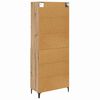 vidaXL Highboard Artisan-Eiche 69,5 x 34 x 180 cm Holzwerkstoff