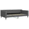 vidaXL Tagesbett Dunkelgrau 100x200 cm Stoff