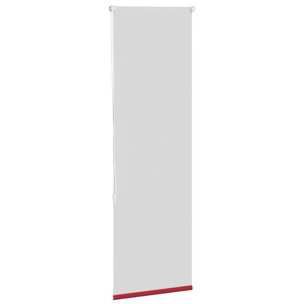 vidaXL Verdunkelungsrollo Rot 40x175 cm Stoffbreite 35,7 cm Polyester