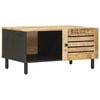 vidaXL Couchtisch Natur 80 x 50 x 40 cm Massivholz Mango