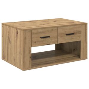 vidaXL Couchtisch Artisan-Eiche 80 x 50 x 40 cm Holzwerkstoff