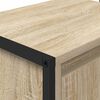 vidaXL Badezimmerschrank mit T&uuml;r Sonoma 90 x 30 x 60 cm Holzwerkstoff