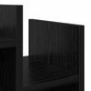 vidaXL Seitenschrank Schwarz Eichen-Optik 60 x 26 x 60 cm