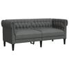 vidaXL Sofa Dunkelgrau 182,5 x 74,5 x 74,5 cm Polyester