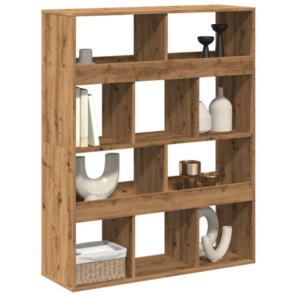 vidaXL Raumteiler Artisan-Eiche 100x33x125,5 cm Holzwerkstoff