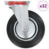 vidaXL 32 Stk. Lenkrollen 200 mm