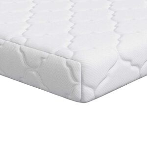 vidaXL Matratze Wei&szlig; 60 x 120 cm Jacquard-Stoff