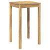vidaXL Gartenbar-Tisch Wei&szlig; 60 x 60,5 x 105 cm Massivholz Akazie