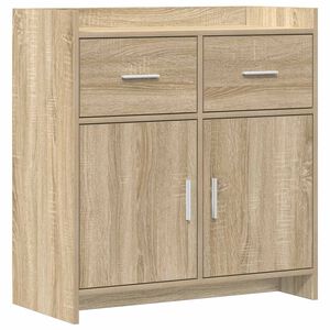 vidaXL Sideboard Sonoma-Eiche 75 x 36 x 80 cm Holzwerkstoff