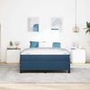 vidaXL Boxspringbett Blau 160 x 200 cm Stoff