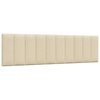 vidaXL Bettgestell ohne Matratze "Hanko" Creme 180x200 cm Stoff