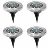 HI LED-Solar-Bodeneinbauleuchten 4 Stk.