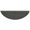 vidaXL Stufenmatten 15 Stk. 56x17x3 cm Beige und Grau Halbrund