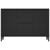 vidaXL Sideboard Schwarz 102x35x70 cm Holzwerkstoff