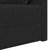 vidaXL Boden-Sofa-Bett 200cm Schwarz Samt