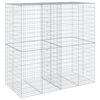 vidaXL Gabione mit Deckel 200x100x200 cm Verzinktes Eisen