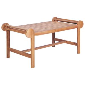 vidaXL Couchtisch 100x50x45 cm Massivholz Teak
