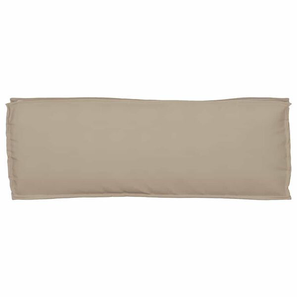 vidaXL Kissen Taupe 110 x 40 x 8 cm Oxford-Stoff
