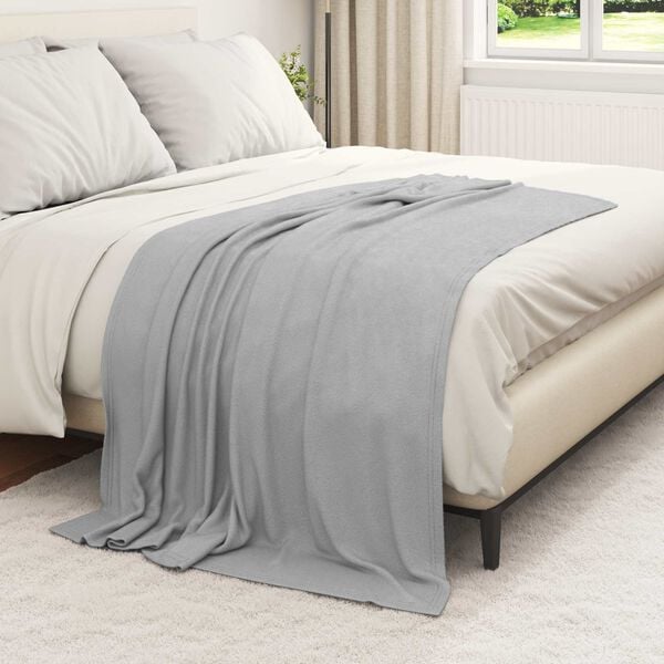 vidaXL Wohndecken 6 pcs Grau 170 x 130 cm Fleece