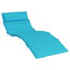 vidaXL Sonnen-Lounger Kissen T&uuml;rkis 180 x 60 x 4 cm Oxford-Stoff