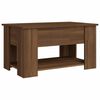 vidaXL Couchtisch Braun Eichen-Optik 79x49x41 cm Holzwerkstoff
