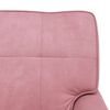 vidaXL Lounge-Liege mit Kissen Rosa 91 x 157 x 91 cm Samt