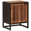 vidaXL Handgefertigter Nachttisch Natur 40 x 30 x 50 cm