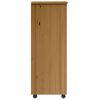 vidaXL Rollschrank mit Schubladen MOSS Honigbraun Massivholz Kiefer