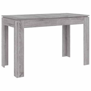 vidaXL Esstisch Grau Sonoma 120x60x76 cm Holzwerkstoff