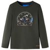 Kinder-Langarmshirt Khaki 116