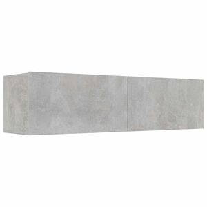 vidaXL TV-Schrank Betongrau 120x30x30 cm Holzwerkstoff