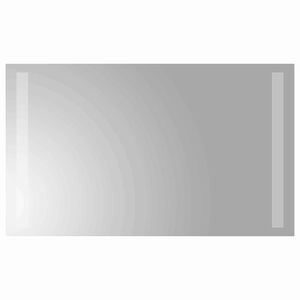 vidaXL LED-Badezimmerspiegel Transparent 50 x 30 cm Geh&auml;rtetes Glas
