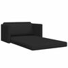 vidaXL Schlafsofa 110cm Schwarz Stoff