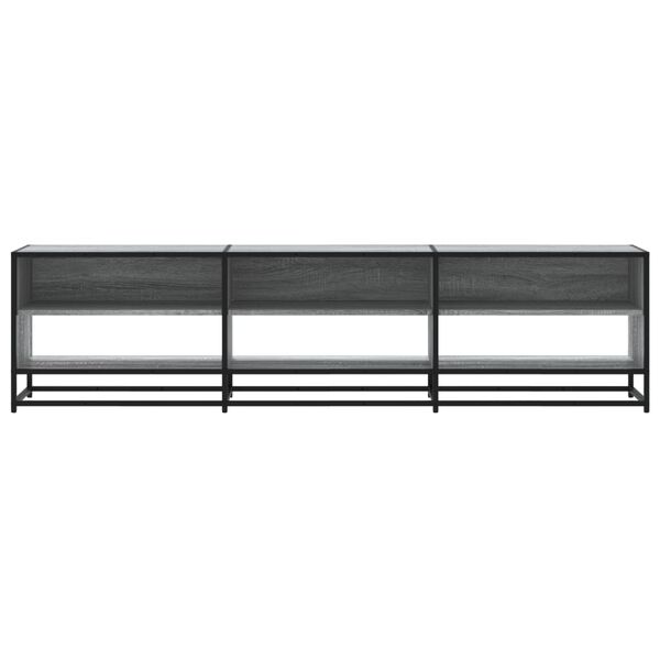vidaXL TV-Schrank Grau Sonoma 180x40x46 cm Holzwerkstoff