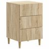 vidaXL Nachttisch Sonoma-Eiche 43 x 41 x 66,5 cm Holzwerkstoff