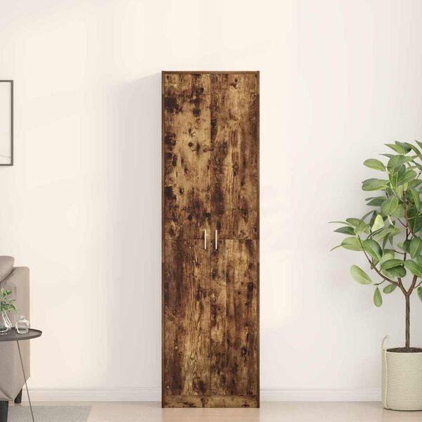vidaXL Kleiderschrank Ger&auml;ucherte Eiche 55 x 25 x 189 cm Holzwerkstoff