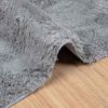 vidaXL Teppich Shaggy Hochflor NAVARRA Hellgrau 130x200 cm Polyester