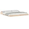 vidaXL Bettrahmen Braun 180 x 210 cm Massives Kiefernholz