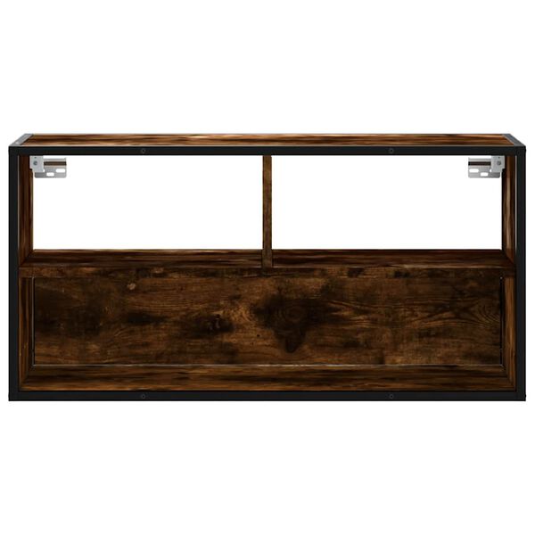 vidaXL TV-Schrank R&auml;uchereiche 80x31x39,5 cm Holzwerkstoff und Metall