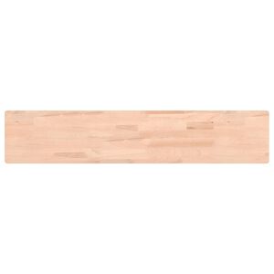 vidaXL Wandregal 100x20x4 cm Massivholz Buche